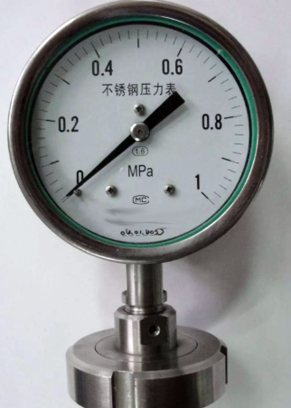 膜片压力表 YP-100L0-0.6Mpa